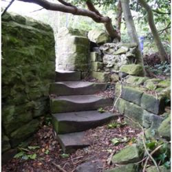 Photo of worn steps