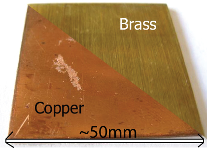 Image of copper and brass