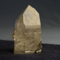 Photograph of a quartz crystal