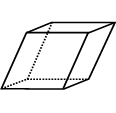 Diagram of a rhomohedron