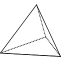 Diagram of a tetrahedron