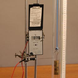 Photograph of contraction experiment